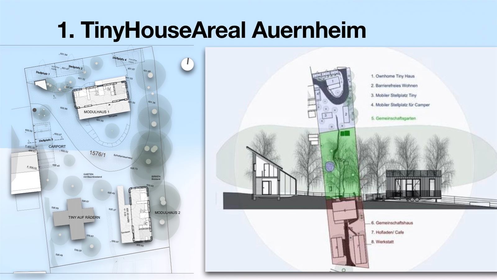Tiny House Areal — Standort Auernheim